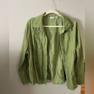 Beautiful Green embroidered top